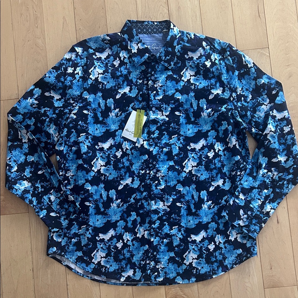 NWT Robert Graham button down shirt